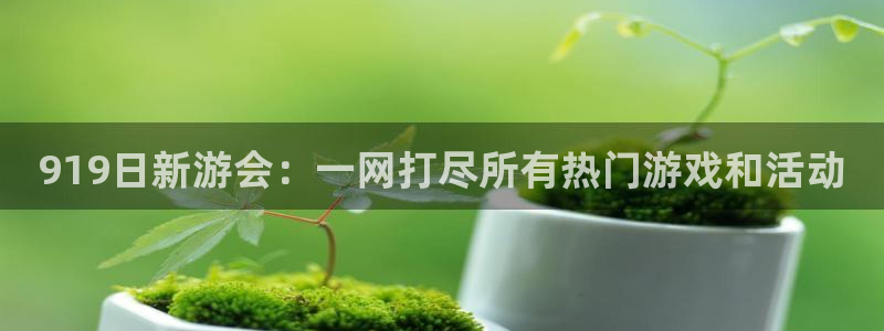 凯发k8旗舰厅app：919日新游会：一网打尽所有热门游戏和活动