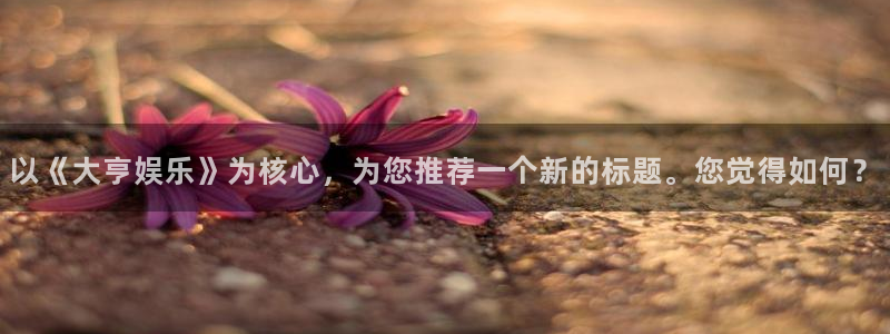 鑫凯发保险柜说明书：以《大亨娱乐》为核心，为您推荐一个新的标题。您觉得如何？