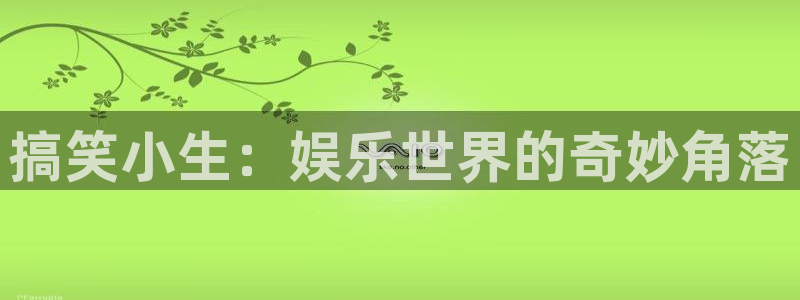 k8凯发官方app下载安装：搞笑小生：娱乐世界的奇妙角落